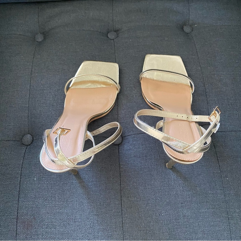 Gold ASOS heels - Picture 6 of 7